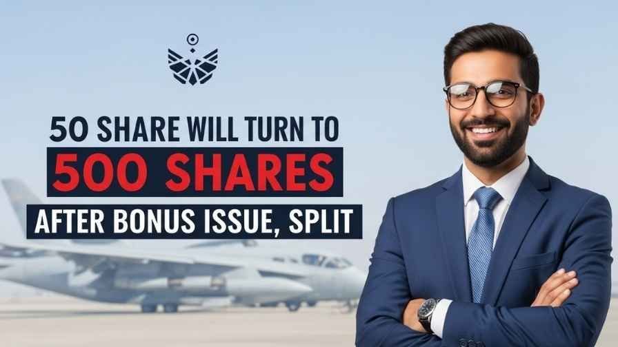50 Share Will Become 500 With Bonus Split