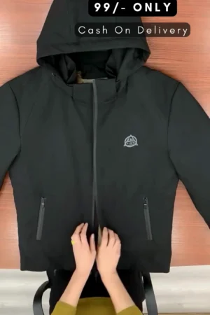 Solid Hooded Sports Sweatshirt