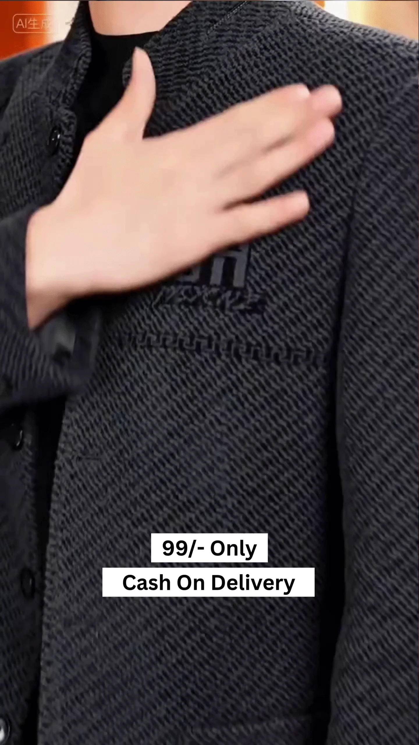 Men’s Puffer Jacket Thickened Winter Coat Warm Stand Collar Color Block Zip Up Jacket Ski Bubble Coat - Image 5