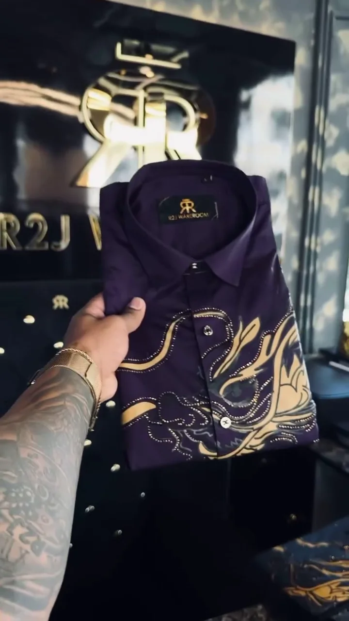 Ornate Embellished Dress Shirt - Image 2