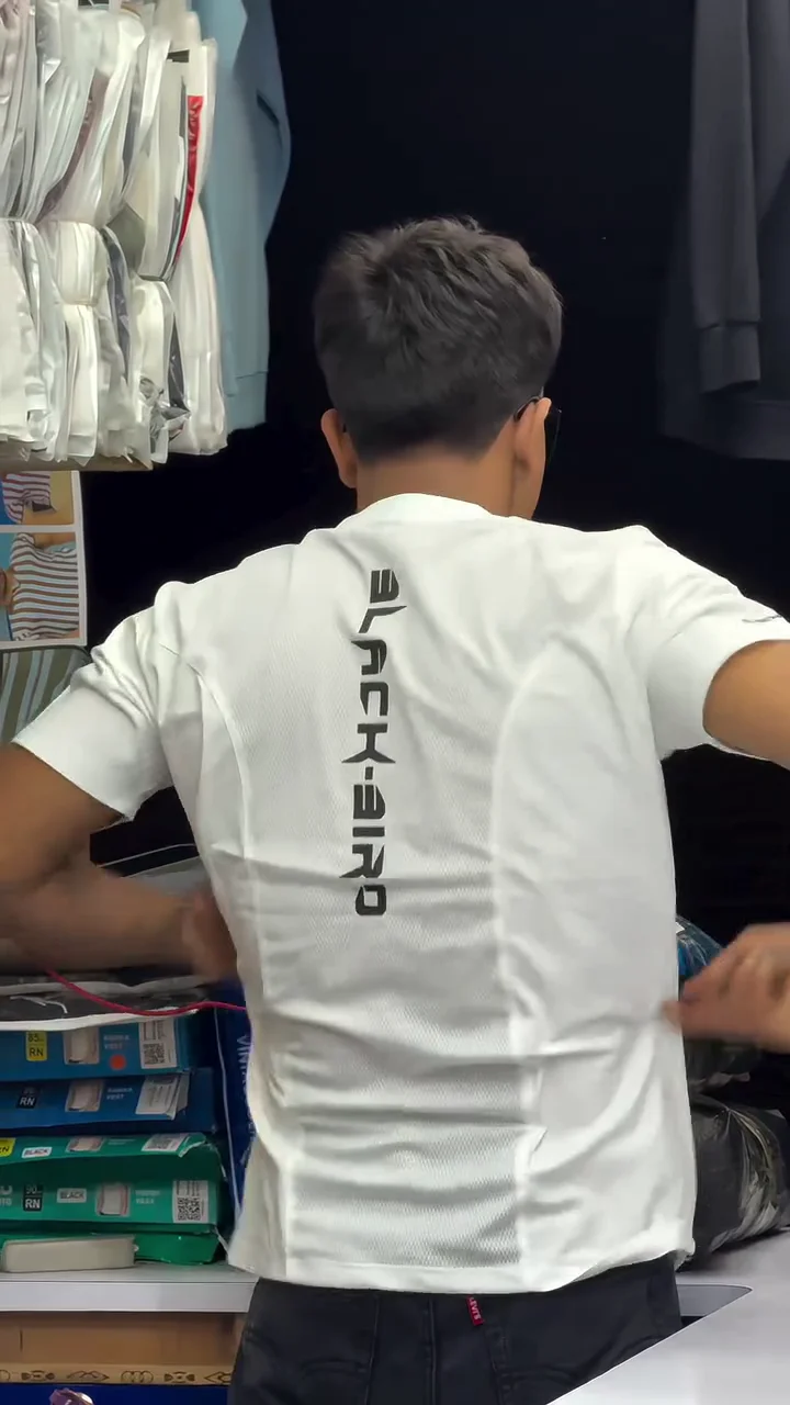 Men’s Short-Sleeved Crew Neck T-Shirt Plus Size - Image 2