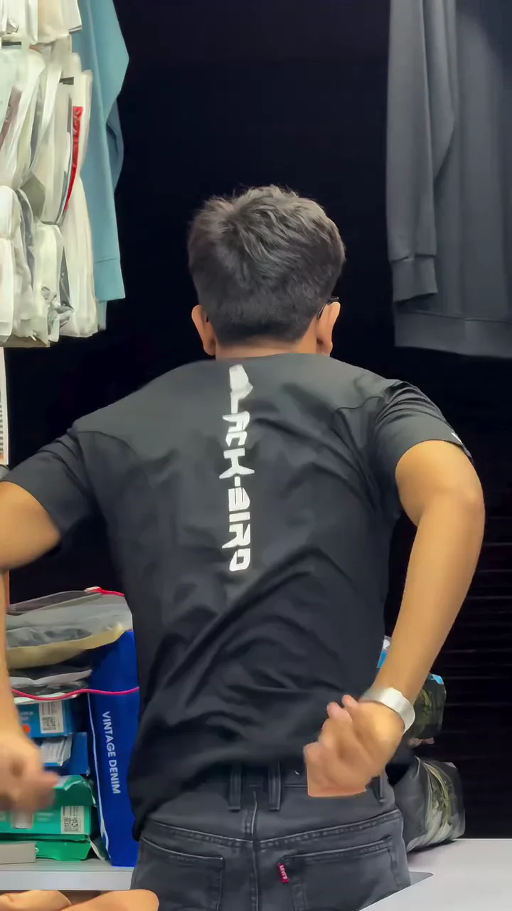 Men’s Short-Sleeved Crew Neck T-Shirt Plus Size - Image 4