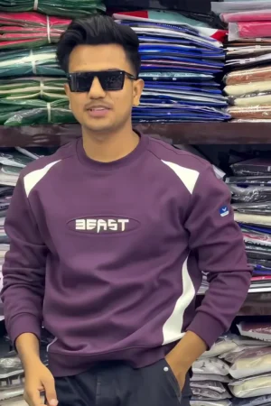 Men Striped Relaxed Fit Sweatshirt