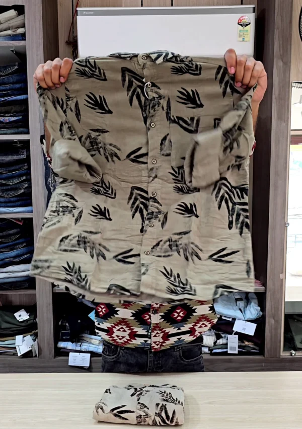 Boxy Fit Tie-Dye Printed Lyocell Shirt for Men ✨ - Image 3