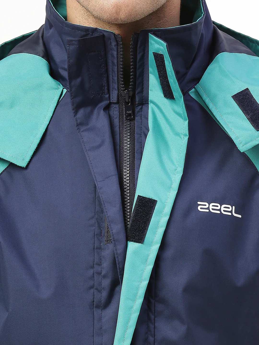 GO HIKE BLUE & GREEN RAINSUIT - Image 2