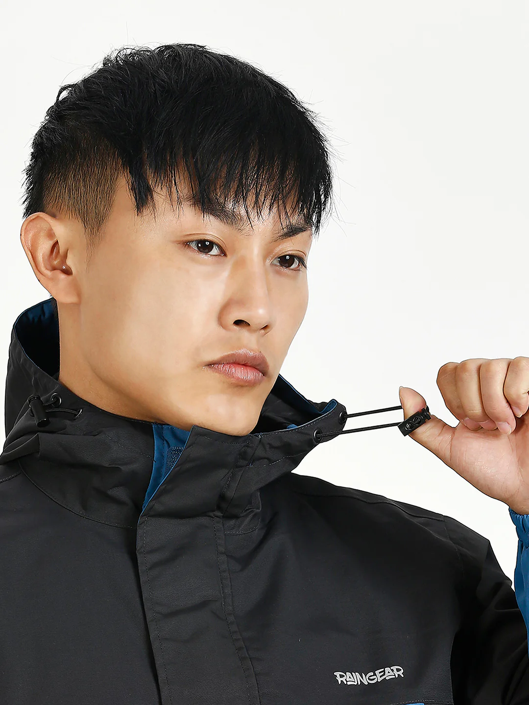 StormGuard Black Poseidon Men’s Rain Jacket - Image 4