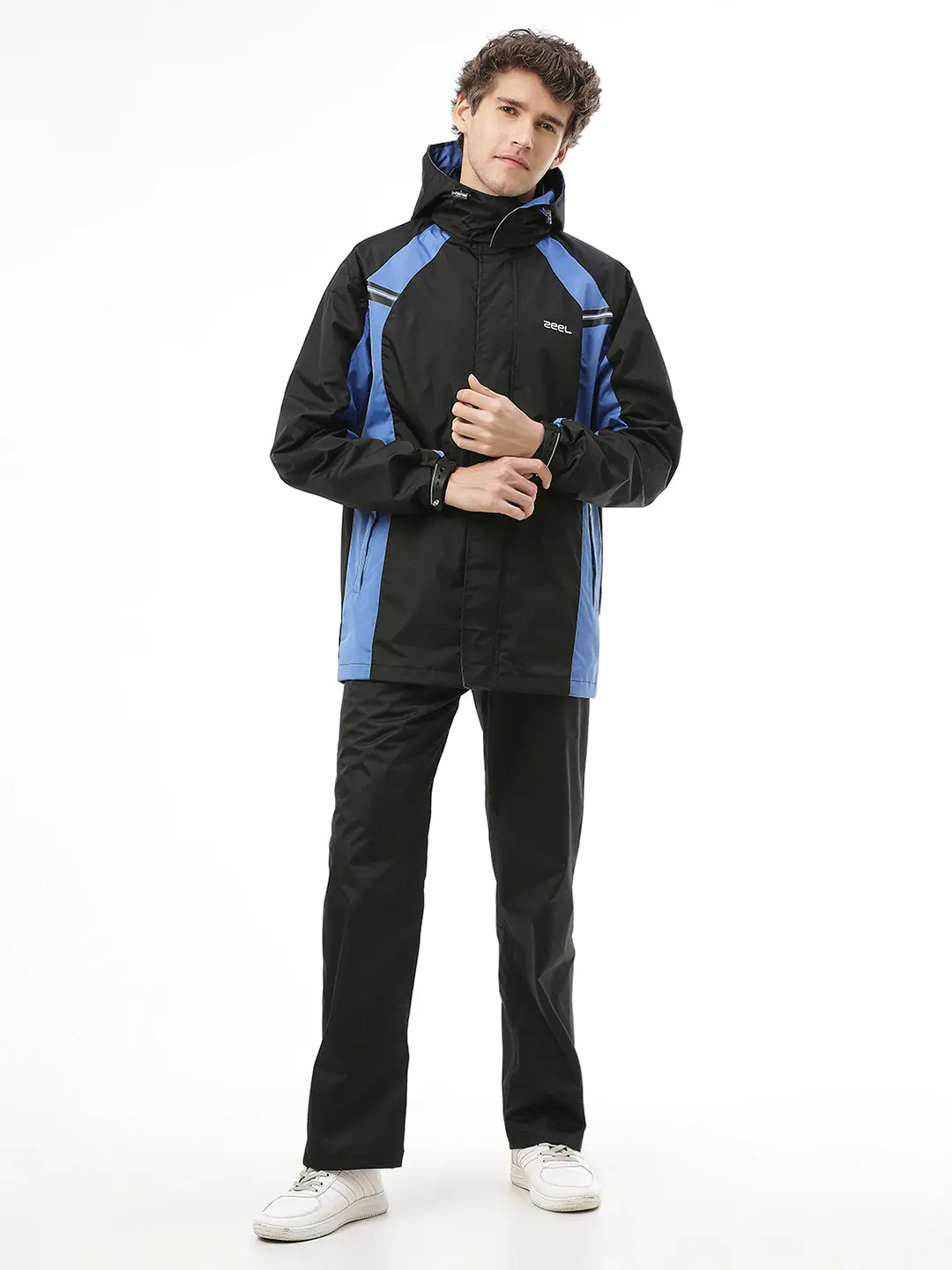 Go Hike Black & Blue Rainsuit - Image 5