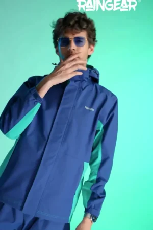 StormGuard Blue & Green Men’s Rain Suit