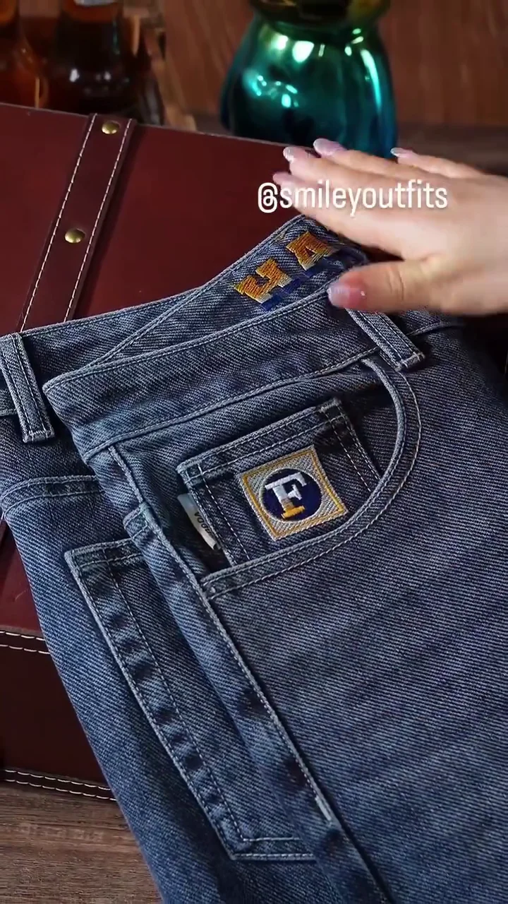 Men’s Blue Slim-Fit Casual Denim Jeans ★ - Image 3