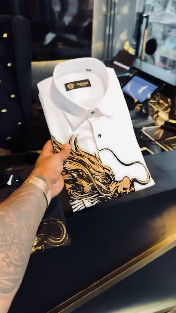 Men’s Designer Printed Formal Shirt ★ - Image 4