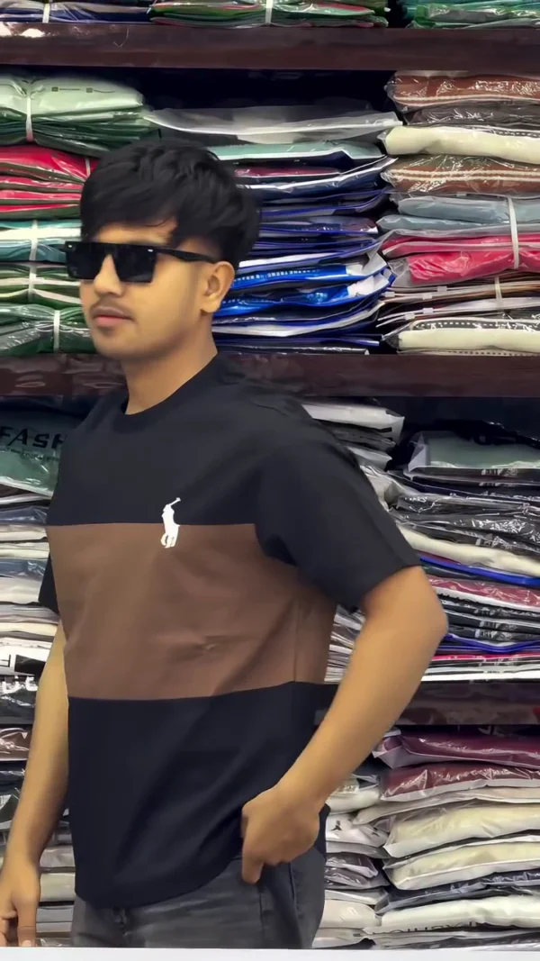 Men’s Colorblock Tee T-Shirt ★ - Image 4