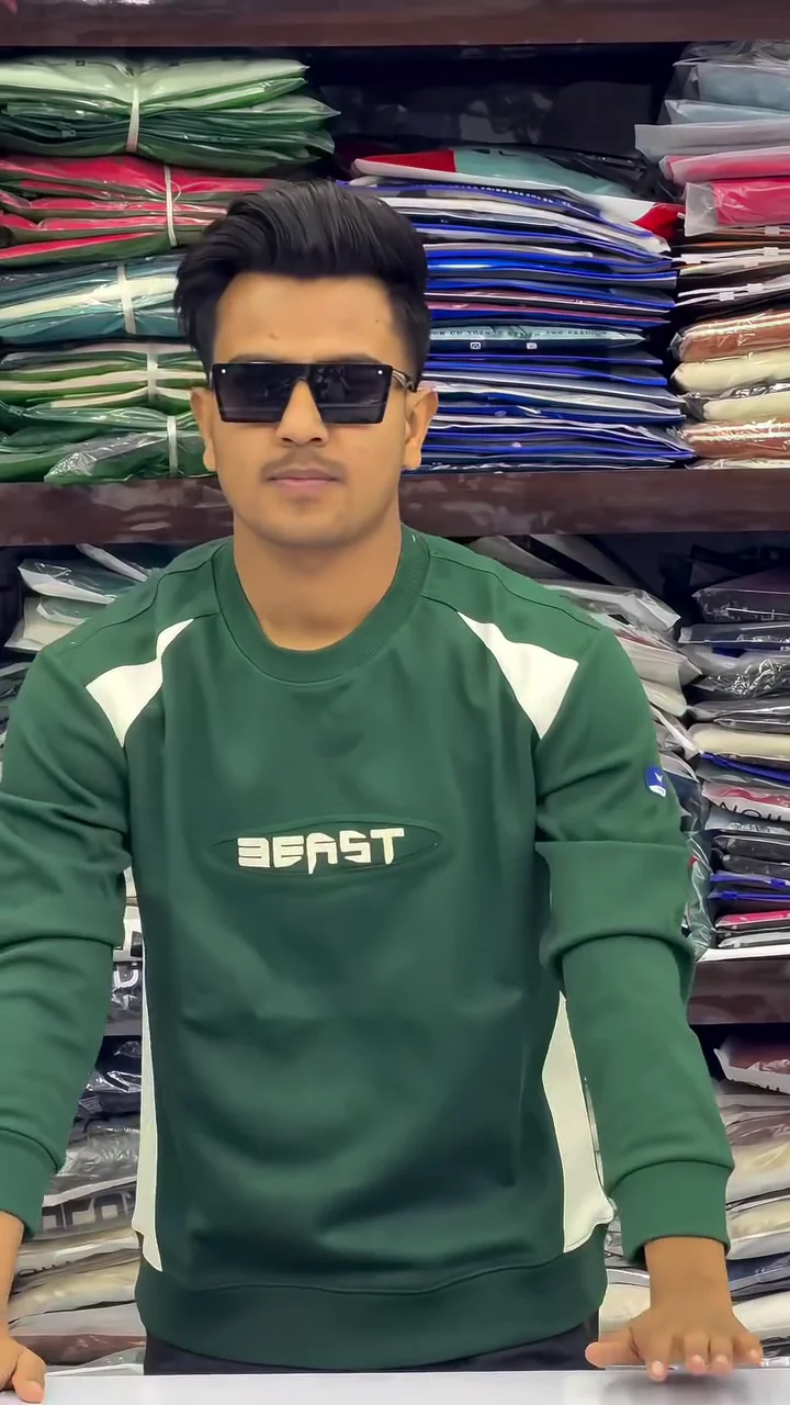 Men Striped Relaxed Fit Sweatshirt ★ - Image 7