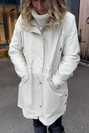 Women’s Waterproof Long Raincoat