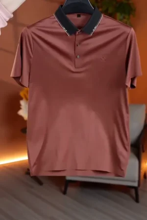 Men Polo Collar T-shirt