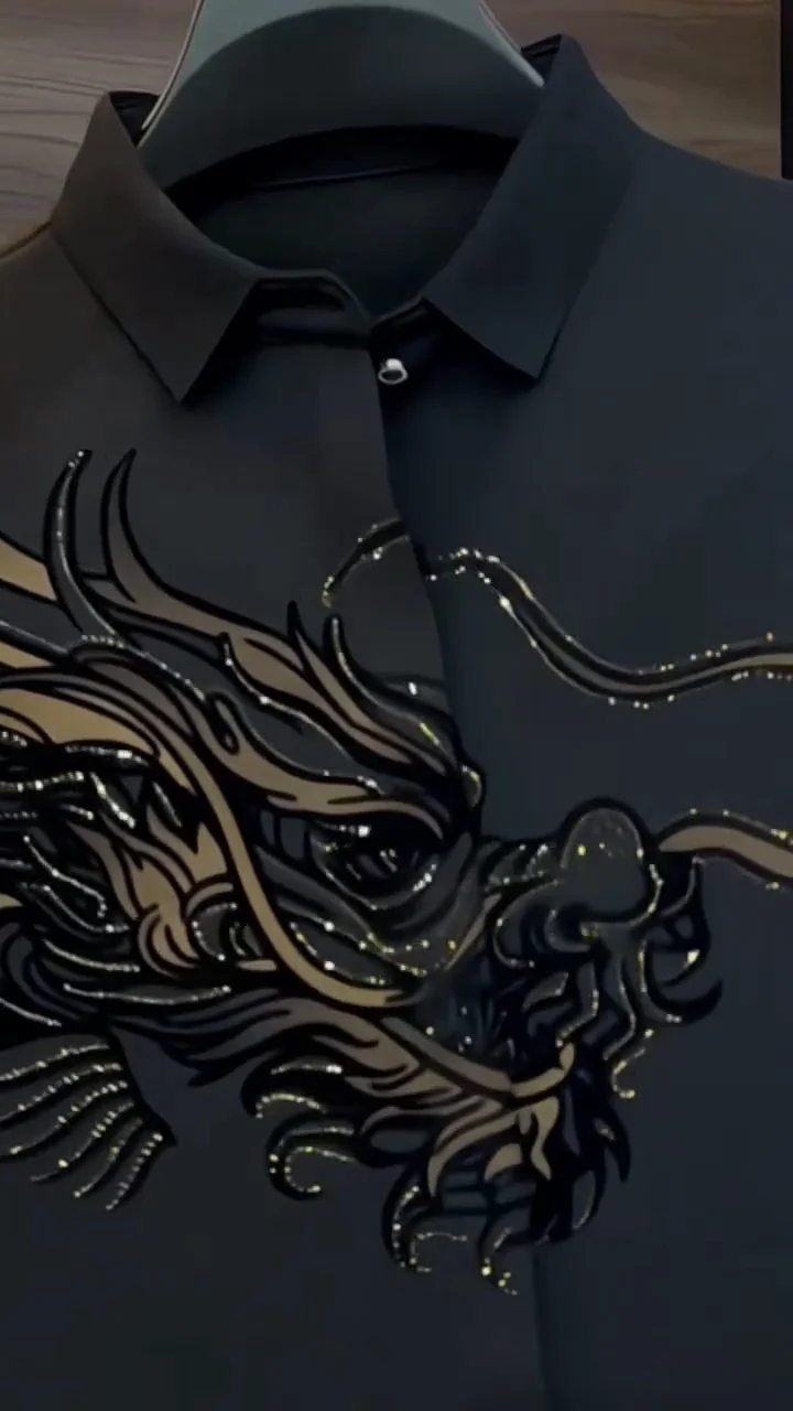 Premium Slim Fit Embroidered Casual Shirt - Image 5