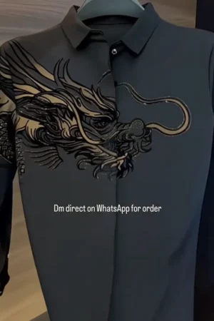 Premium Slim Fit Embroidered Casual Shirt