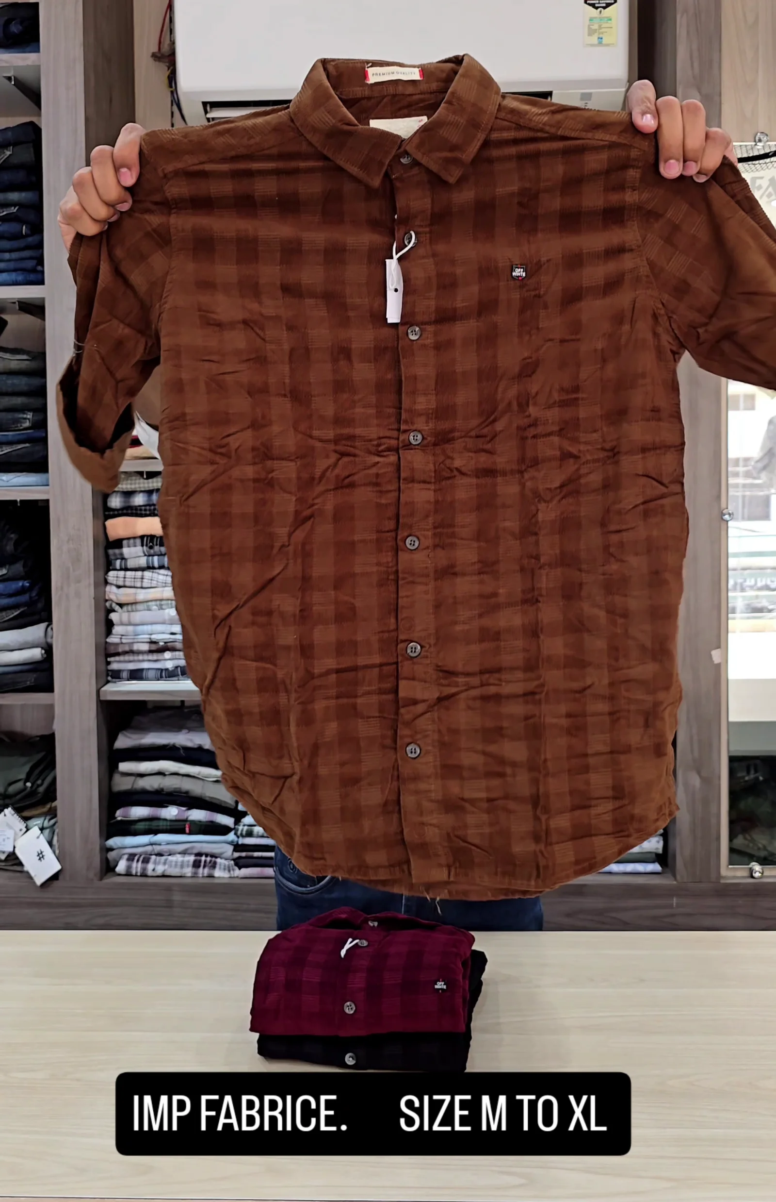Men Spread Collar Tartan Checked Cotton Slim Fit Casual Shirt
