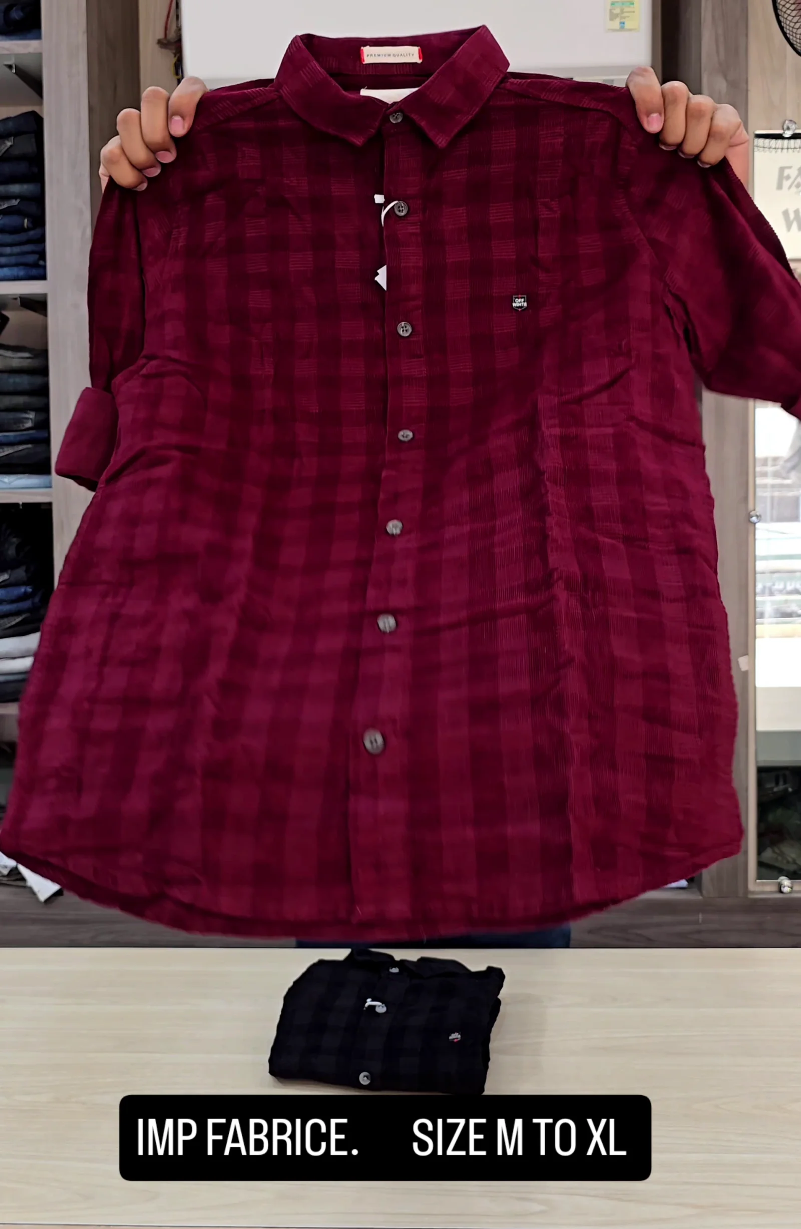 Men Spread Collar Tartan Checked Cotton Slim Fit Casual Shirt - Image 3